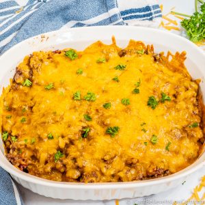 Easy Keto Bacon Cheeseburger Casserole Recipe