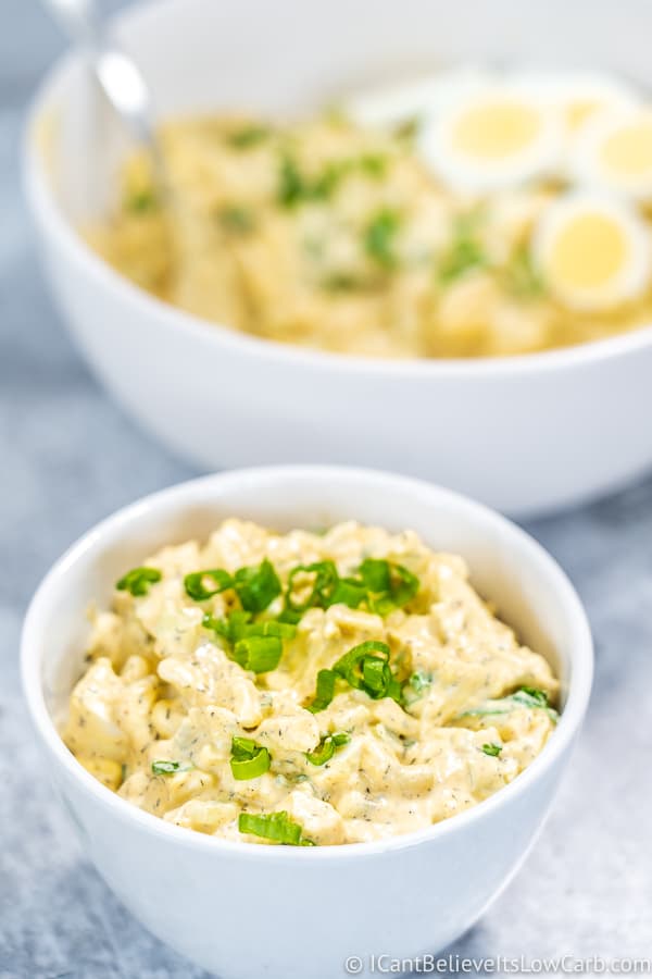 Small bowl of Low Carb Egg Salad