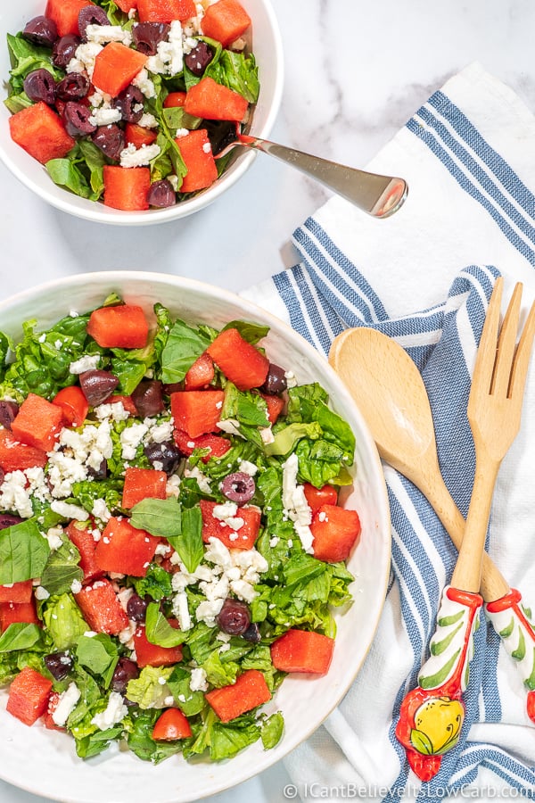 Best Watermelon Salad with Feta Recipe - I Can't Believe It's Low Carb