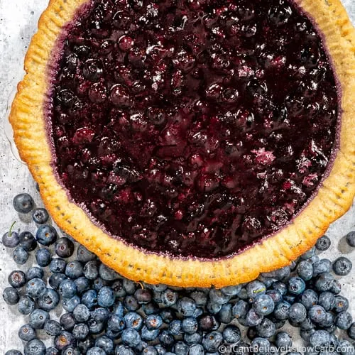 Keto Blueberry Pie feature