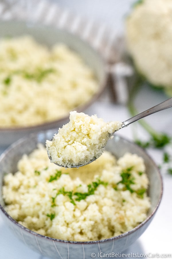 spoonful of Cauliflower Rice