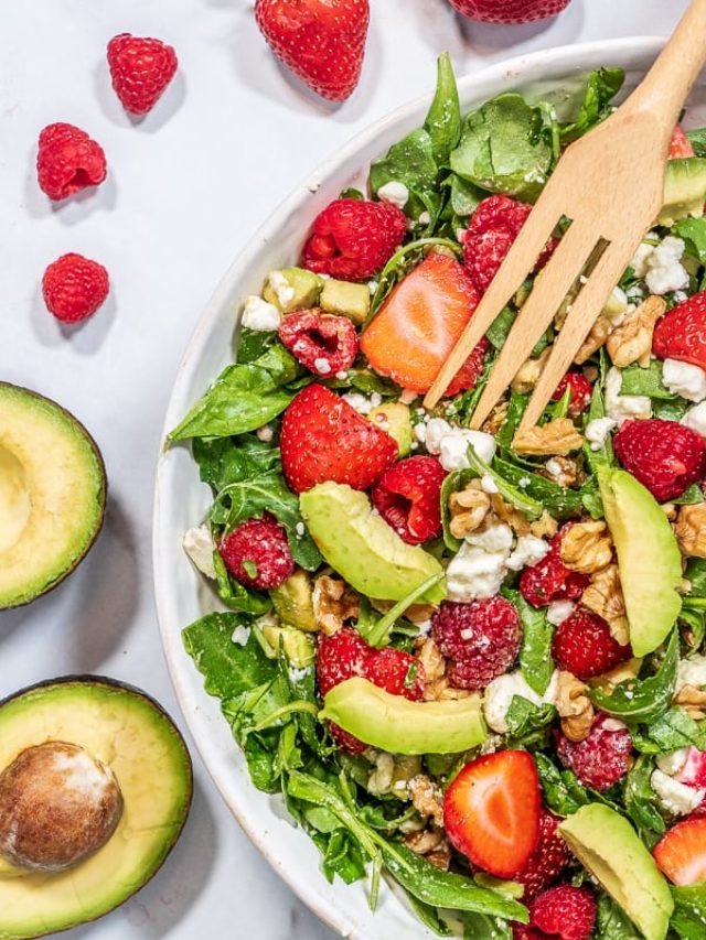 Strawberry Salad Recipe with Avocado and Feta Story