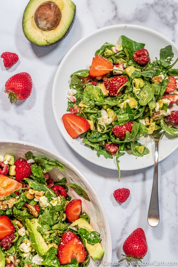 Strawberry raspberry Salad recipe