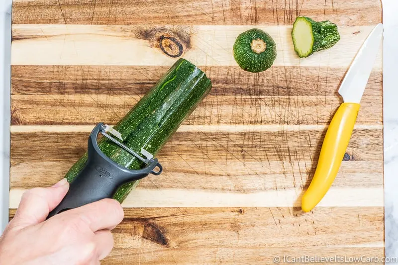 hand peeler used to make Zucchini Noodles
