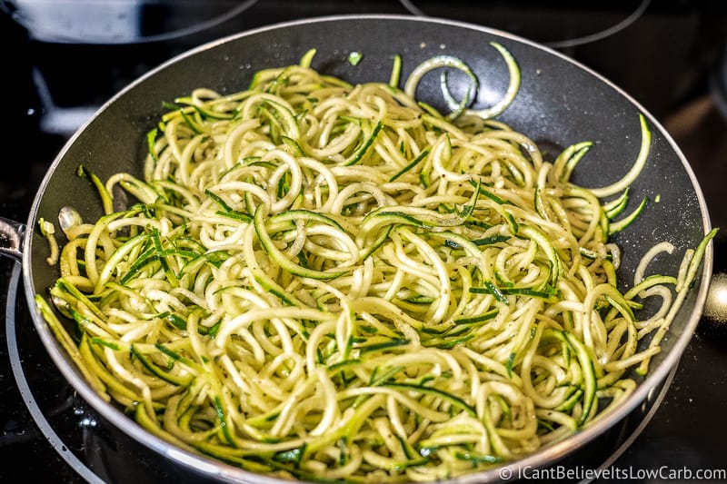 Easy way to make Zucchini Noodles on the stove