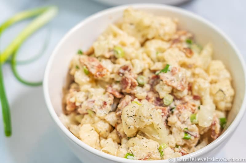 Cauliflower Potato Salad Recipe | Low Carb Potato Salad