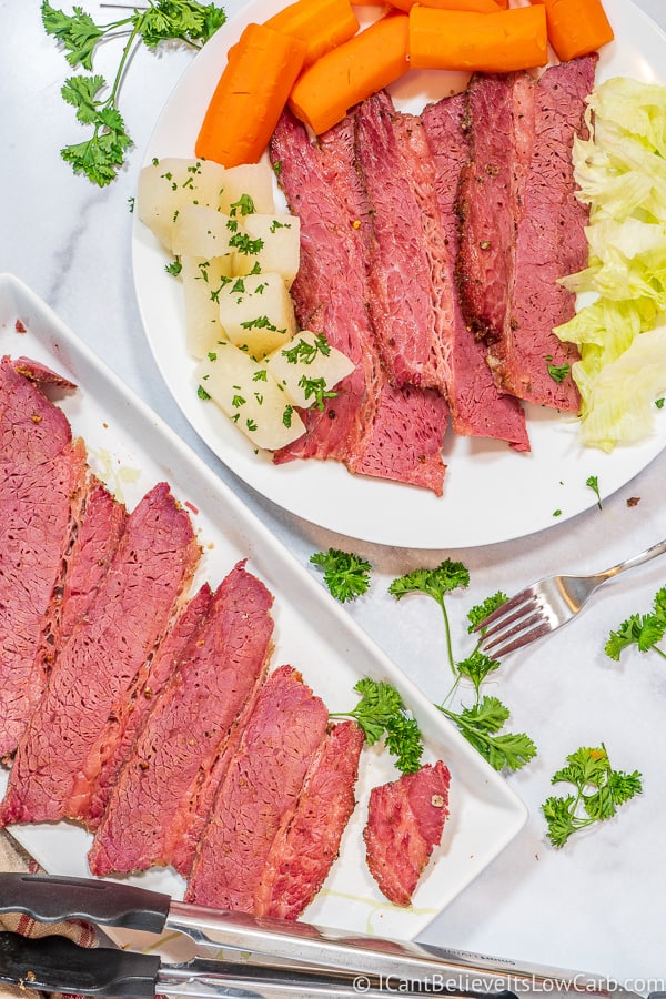Perfectly cooked Corned Beef Brisket