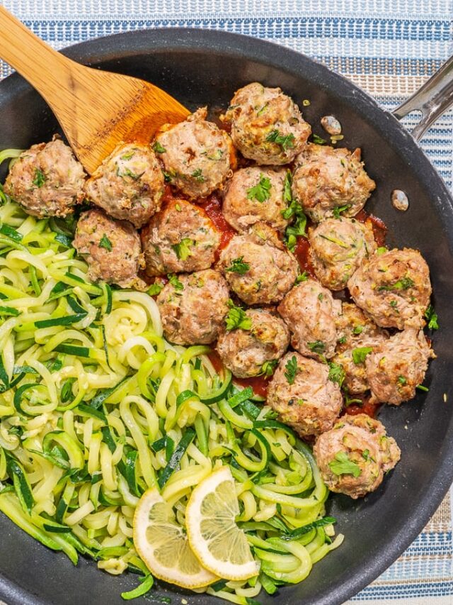 Delicious Baked Turkey Zucchini Meatballs Story