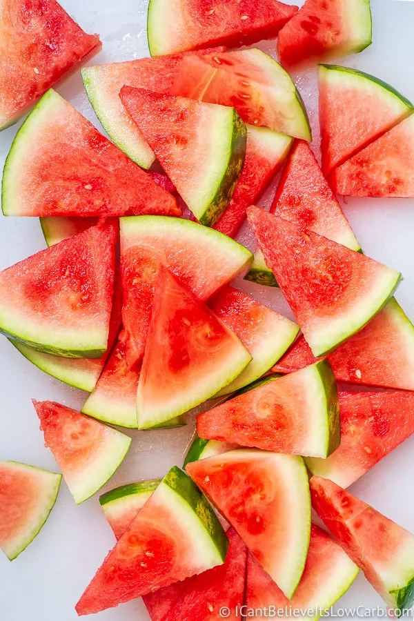 How to cut Watermelon into triangle wedges