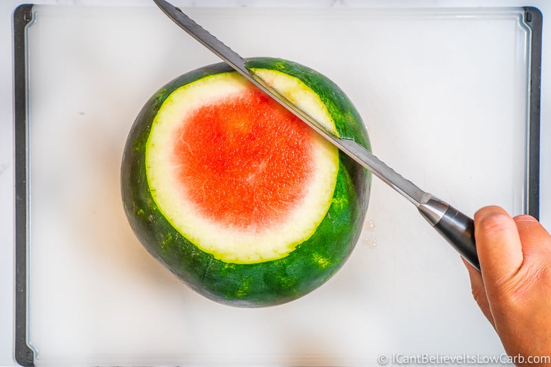 How to peel a Watermelon