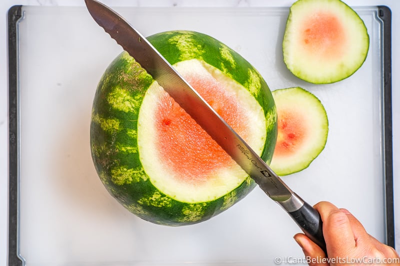 Cutting a Watermelon in half
