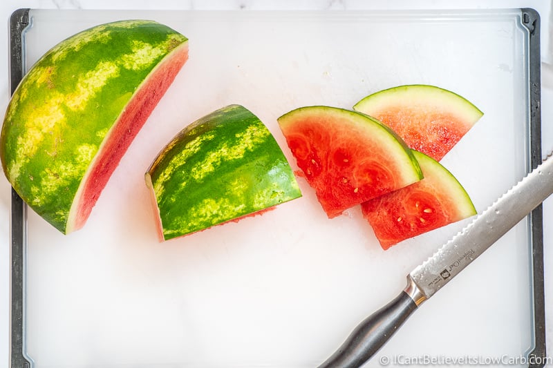 cutting a Watermelon into triangles