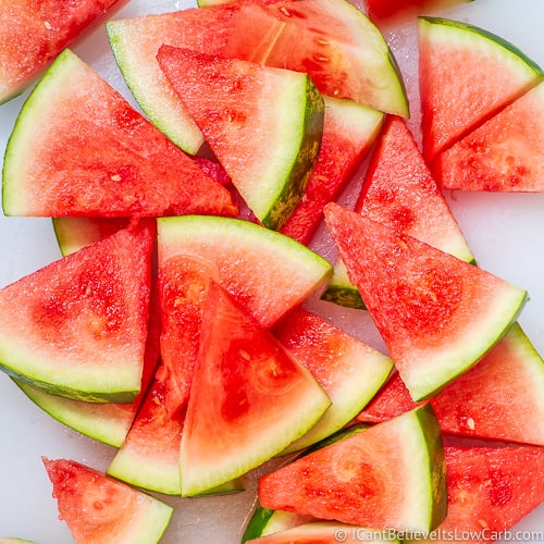 How to cut Watermelon slices feature