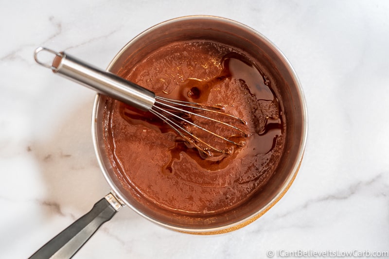 Adding Vanilla to Keto Chocolate Pudding
