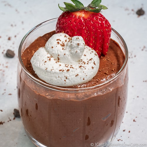 Low Carb Keto Chocolate Pudding Feature