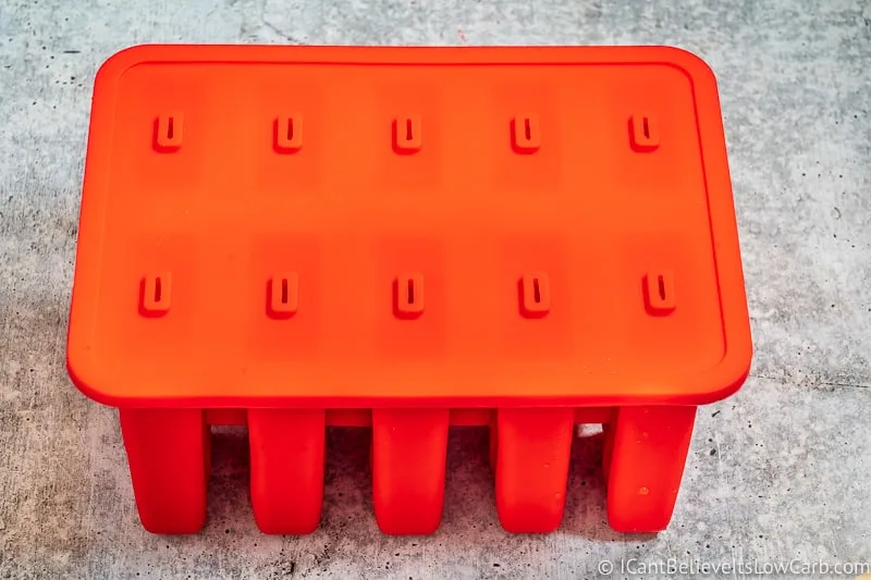red Popsicle mold