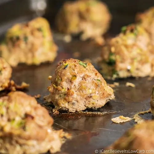 Turkey Zucchini Meatballs feature