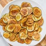 Plate of Zucchini Chips