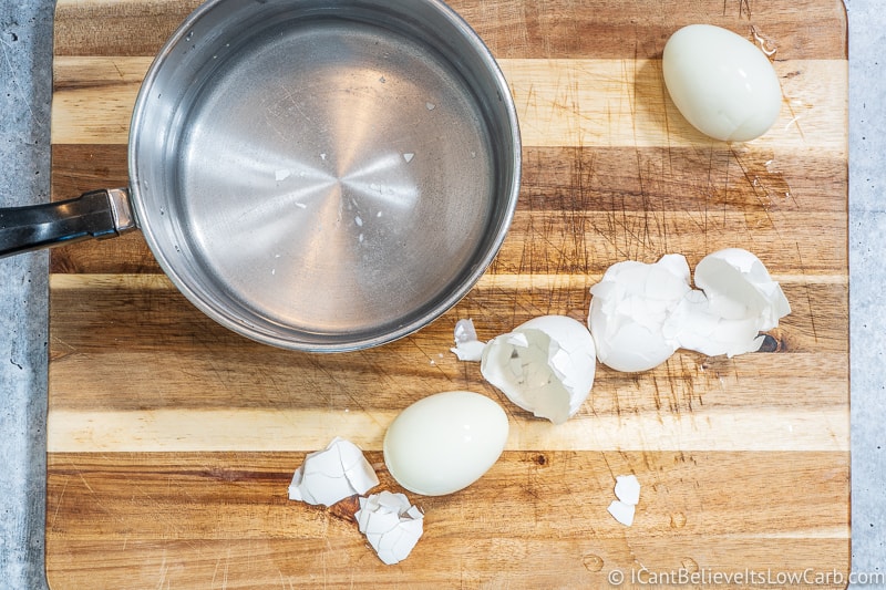 Easiest way to peel Hard Boiled Eggs
