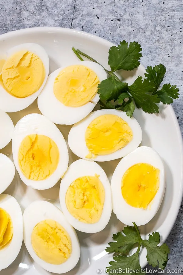 Boiled Eggs on a plate