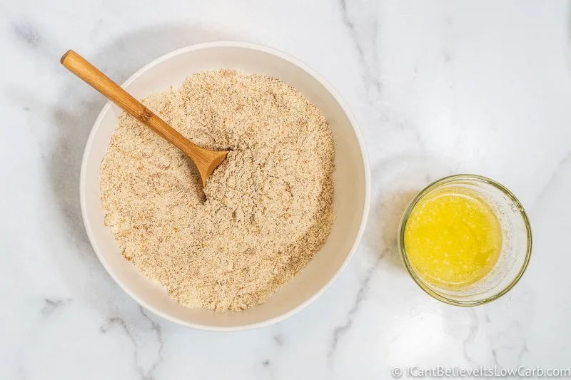 Dry Ingredients for Keto Cheesecake