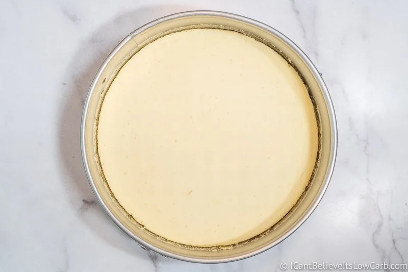 Freshly baked Low Carb Cheesecake