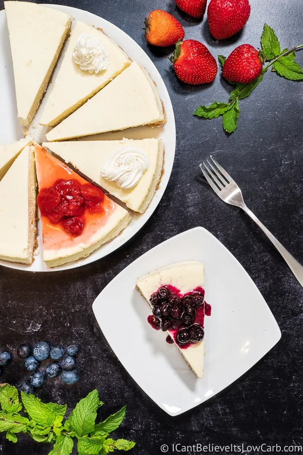 Easy Sugar-Free Cheesecake