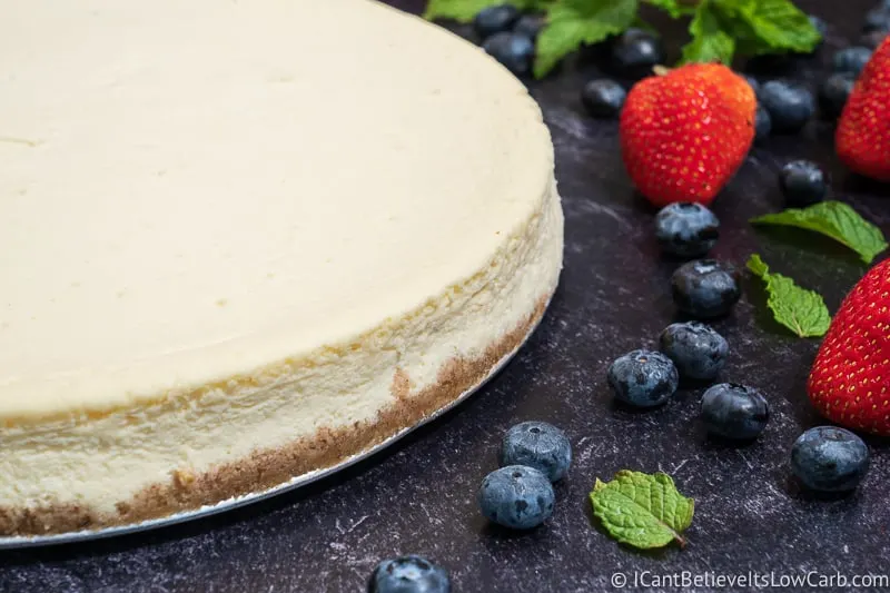 Chilling a Low Carb Cheesecake