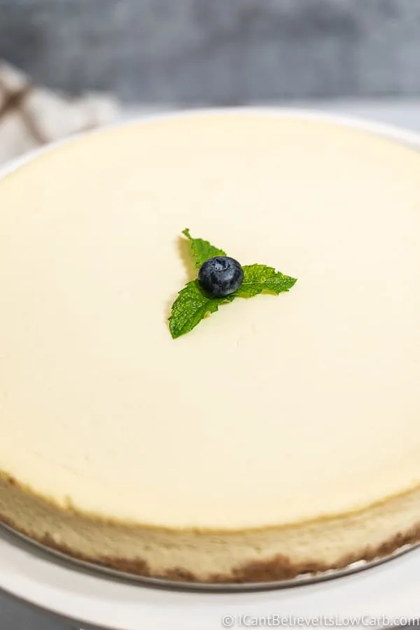 Low Carb Cheesecake without cracks