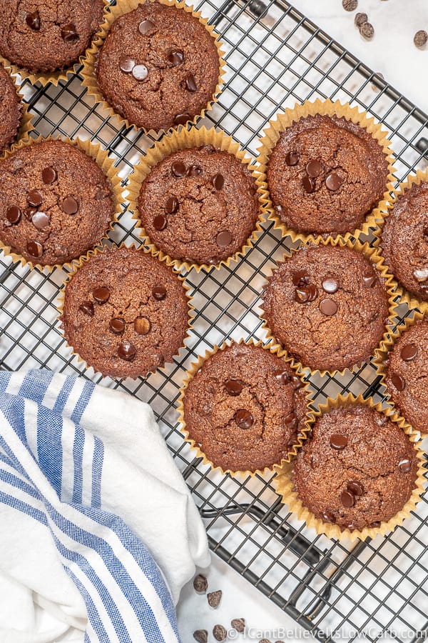 Keto Chocolate Muffins recipe