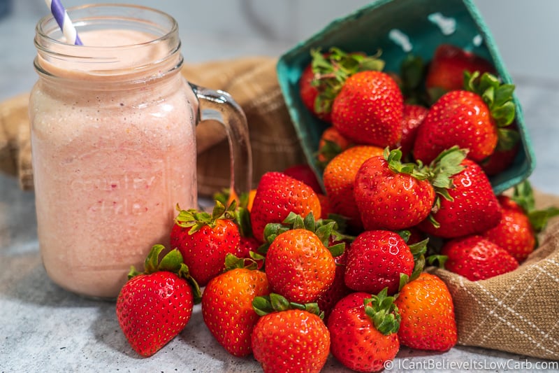 Keto Smoothies and fruit options
