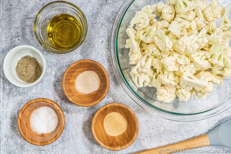 Ingredients for Roasted Cauliflower