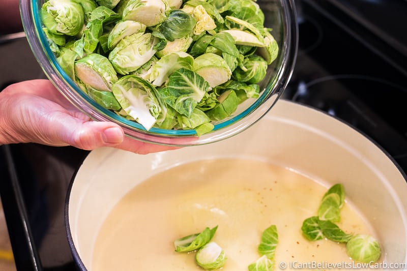 Adding Brussel Sprouts to bacon grease