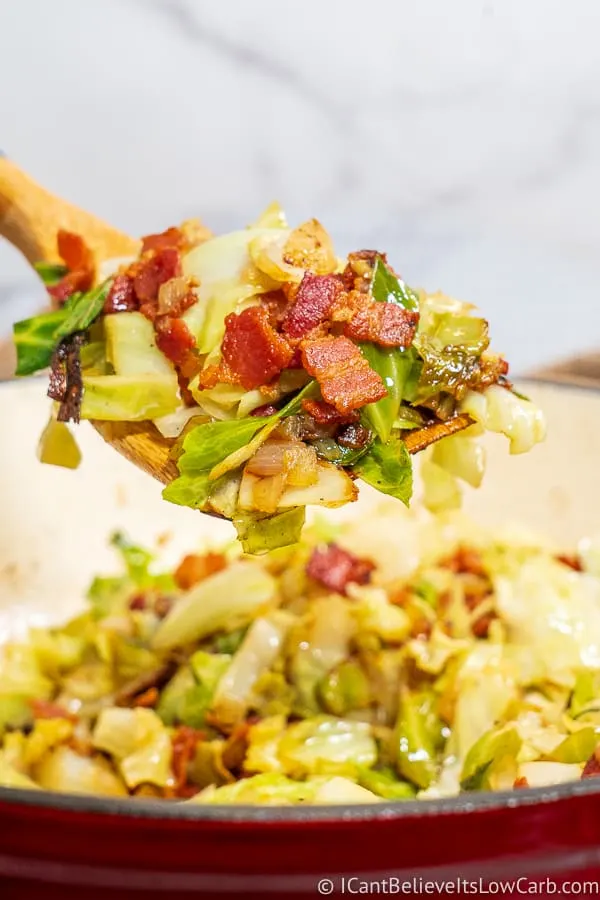 Keto Fried Cabbage