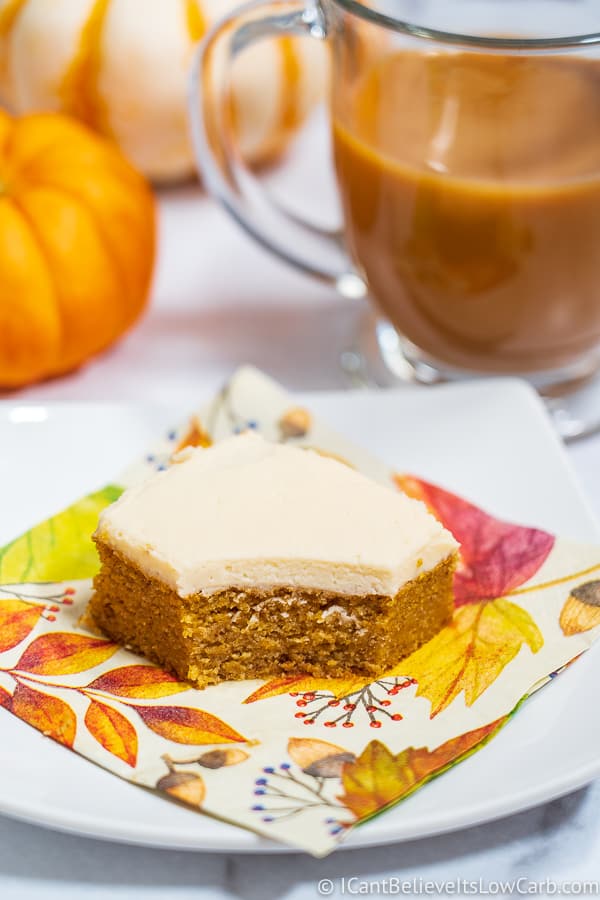 Easy Keto Pumpkin Bars