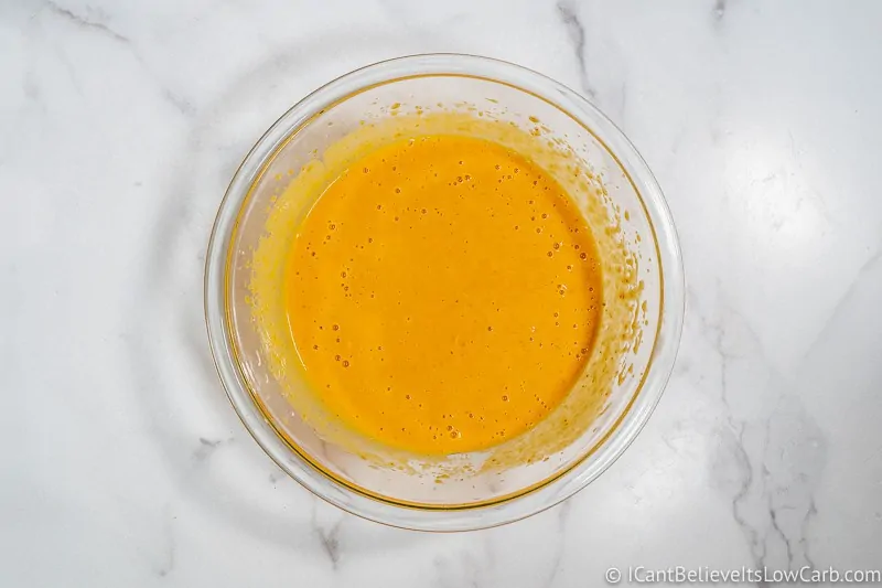 blended Pumpkin Bars mixture