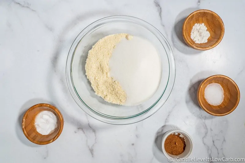 adding swerve to almond flour