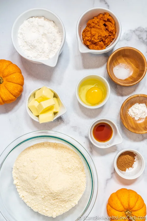 Keto Pumpkin Cookies ingredients