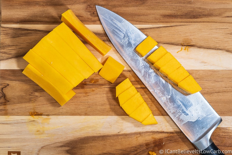 How to Cut Butternut Squash in Cubes
