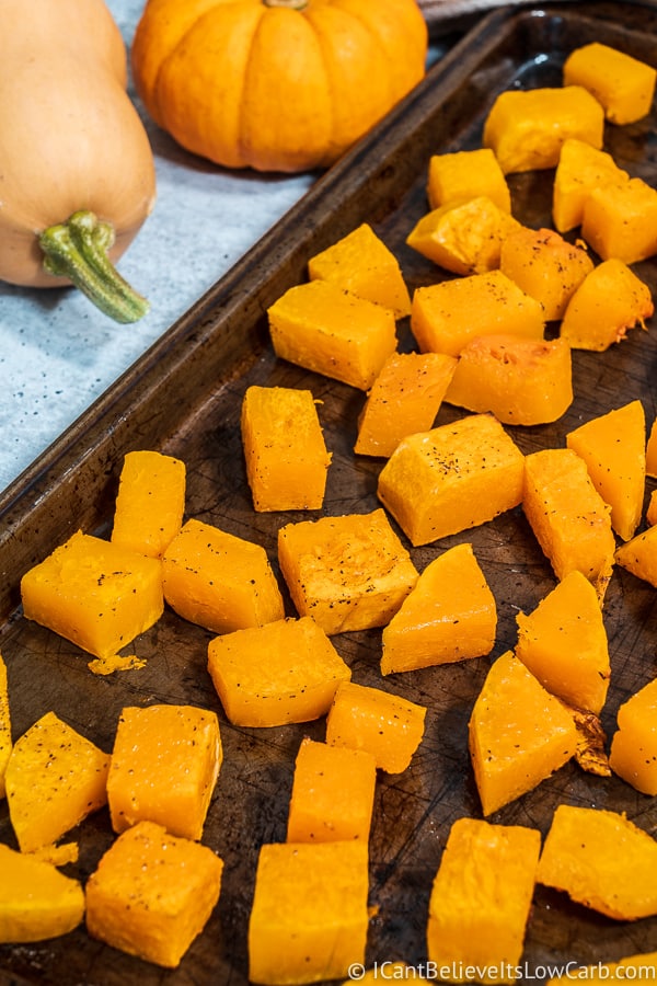 Roasted Butternut Squash cubes
