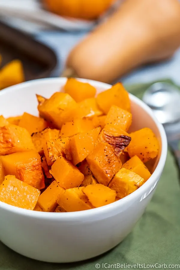 Roasted Butternut Squash in a bowl