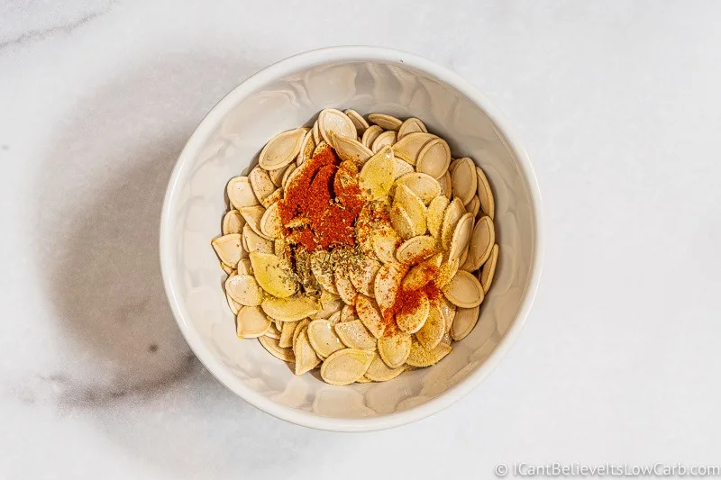 Pumpkin Seeds with seasonings