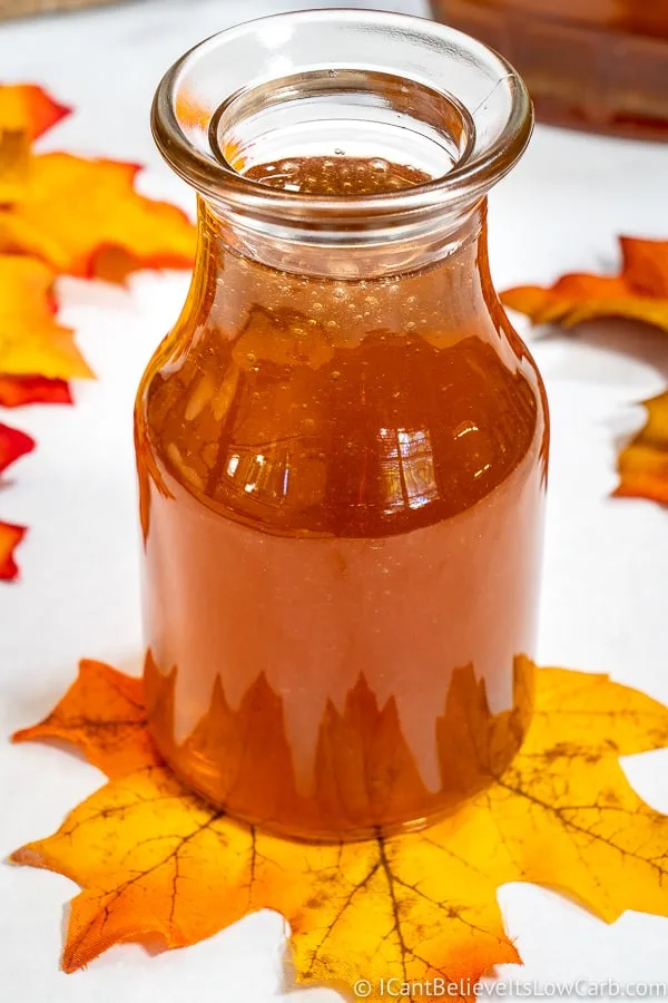 Keto Maple Syrup in a bottle