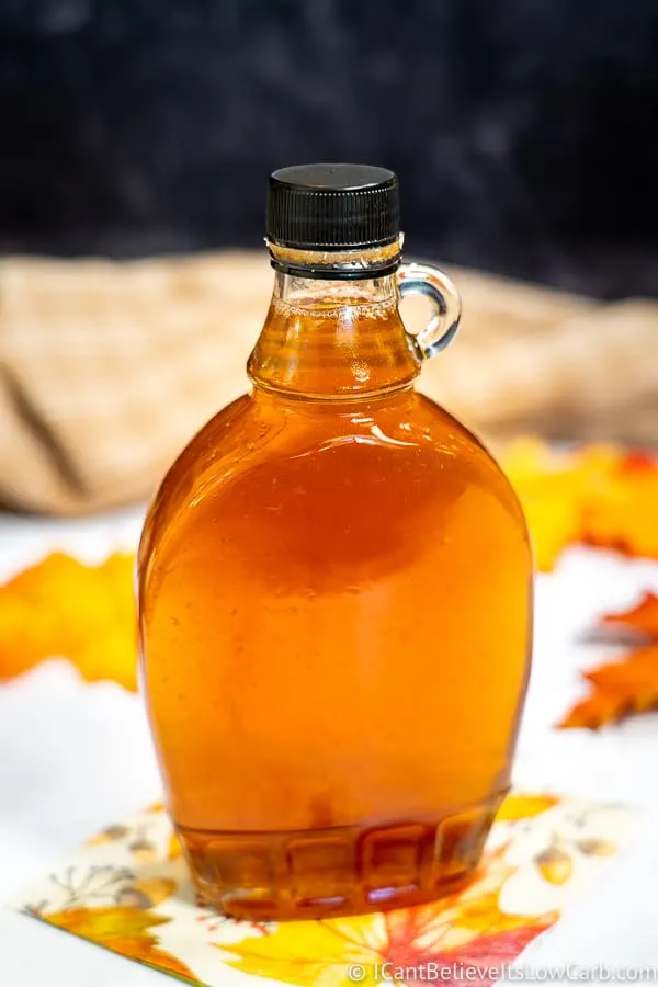 A Bottle of Sugar-Free Maple Syrup