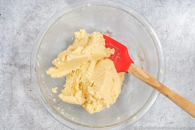Mixing Cream Cheese Cookie dough