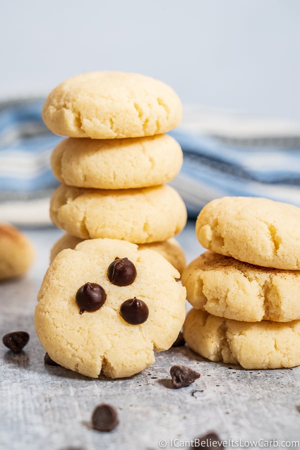 Cream Cheese Cookies with chocolate chips