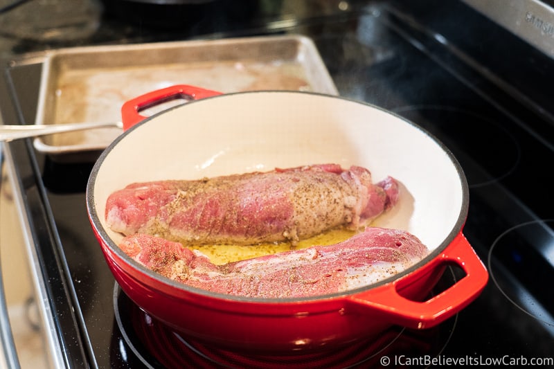 Dutch oven for pork tenderloin