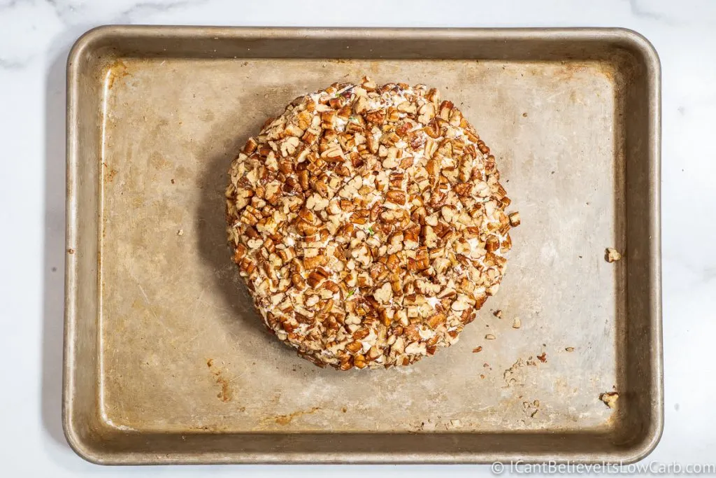 Cheese Ball rolled in pecans