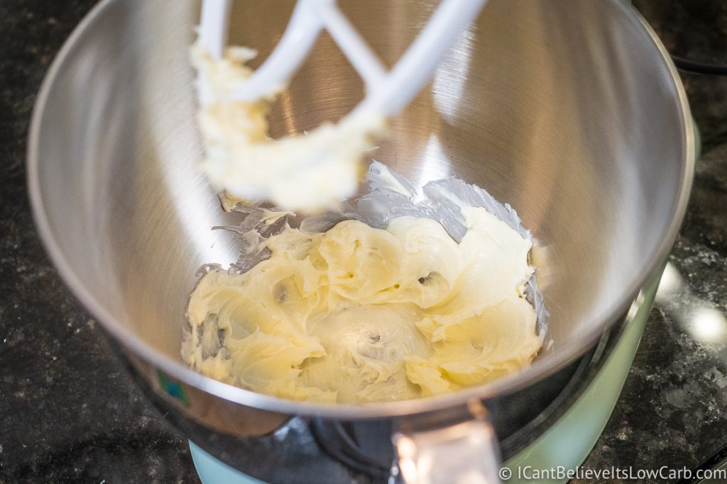 butter whipped in mixer