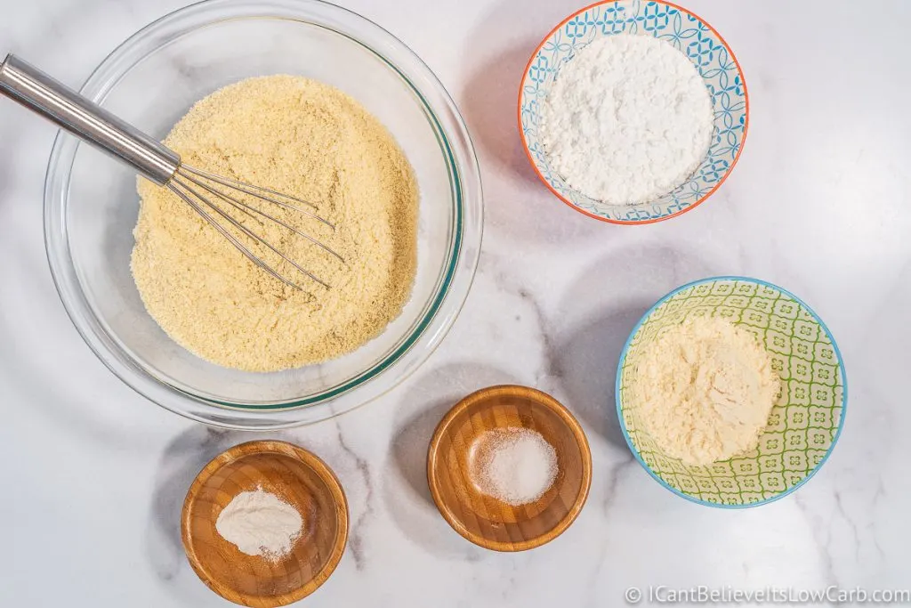 Ingredients for Keto Sugar Cookies